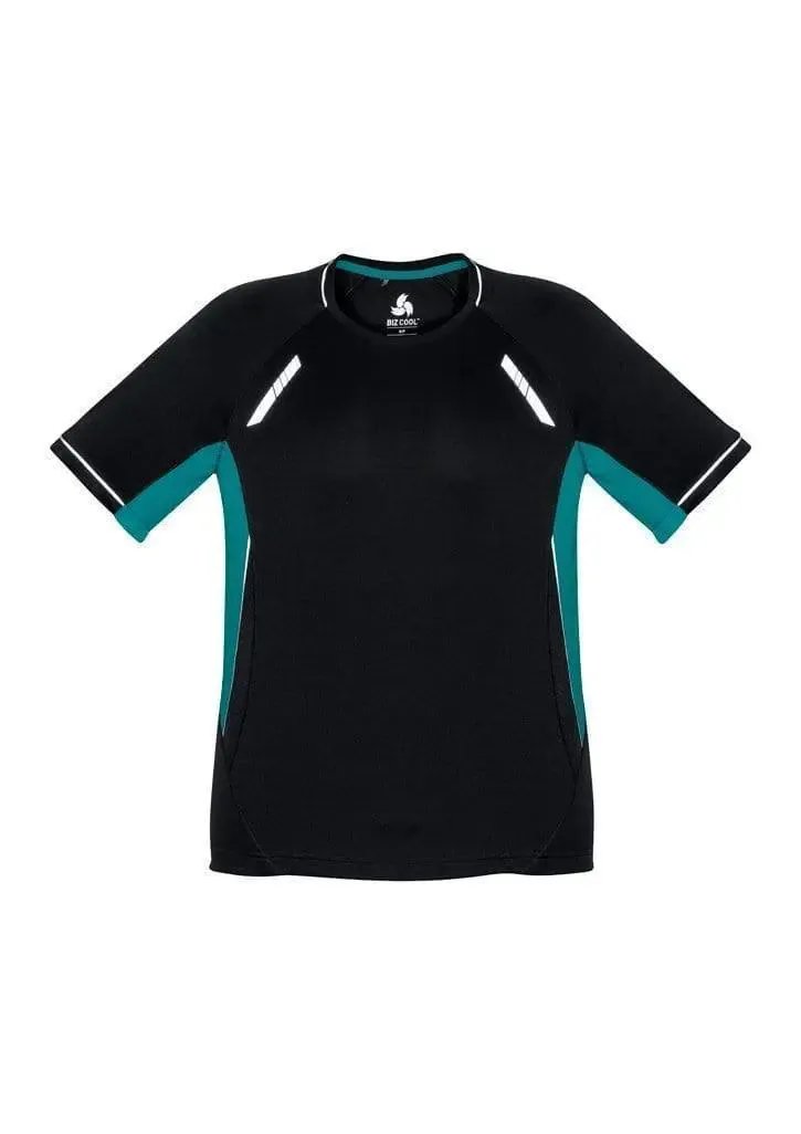 Biz Collection Casual Wear Black/Teal/Silver / S Biz Collection Men’s Renegade Tee T701MS